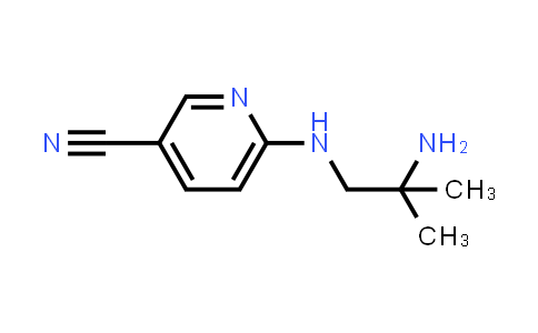 CAS No. 380828-47-7, 3-Pyridinecarbonitrile, 6-[(2-amino-2-methylpropyl)amino]-