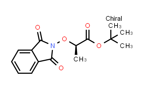 CAS No. 380886-36-2, Propanoic acid, 2-[(1,3-dihydro-1,3-dioxo-2H-isoindol-2-yl)oxy]-, 1,1-dimethylethyl ester, (2R)-