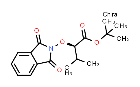 CAS No. 380886-38-4, Butanoic acid, 2-[(1,3-dihydro-1,3-dioxo-2H-isoindol-2-yl)oxy]-3-methyl-, 1,1-dimethylethyl ester, (2R)-