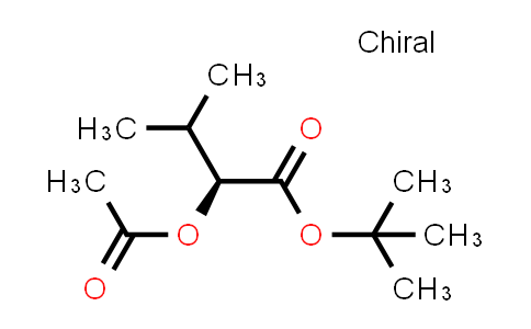 CAS No. 380886-48-6, (S)-tert-butyl 2-acetoxy-3-methylbutanoate