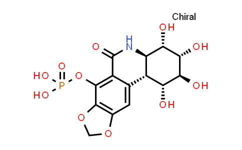 CAS No. 380892-50-2, (1R,2S,3S,4S,4aR,11bR)-1,3,4,4a,5,11b-Hexahydro-1,2,3,4-tetrahydroxy-7-(phosphonooxy)[1,3]dioxolo[4,5-j]phenanthridin-6(2H)-one
