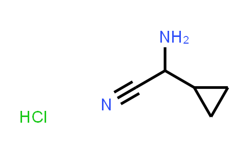 CAS No. 381241-00-5, 2-Amino-2-cyclopropylacetonitrile hydrochloride