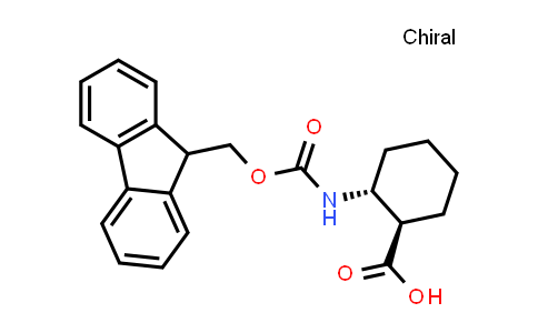CAS No. 381241-08-3, rel-((1R,2R)-2-((((9H-Fluoren-9-yl)methoxy)carbonyl)amino)cyclohexanecarboxylic acid)