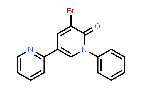 CAS No. 381248-06-2, 3-Bromo-5-(2-pyridyl)-1-phenyl-1,2-dihydropyridin-2-one