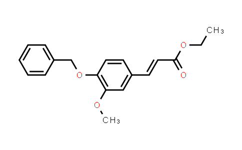 CAS No. 38157-08-3, (E)-Ethyl 3-(4-(benzyloxy)-3-methoxyphenyl)acrylate
