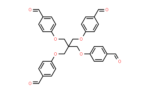 CAS No. 381670-43-5, 4-{2,2-Bis[(4-formylphenoxy)methyl]-3-(4-formylphenoxy)propoxy}benzaldehyde