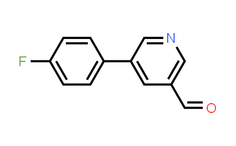CAS No. 381684-96-4, 5-(4-Fluorophenyl)nicotinaldehyde