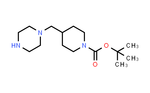CAS No. 381722-48-1, tert-Butyl 4-(piperazin-1-ylmethyl)piperidine-1-carboxylate