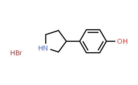 CAS No. 38175-43-8, 4-(Pyrrolidin-3-yl)phenol hydrobromide