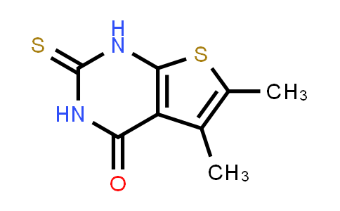 CAS No. 38201-64-8, 5,6-Dimethyl-2-thioxo-2,3-dihydrothieno[2,3-d]pyrimidin-4(1H)-one