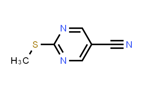 CAS No. 38275-43-3, 2-(Methylthio)pyrimidine-5-carbonitrile