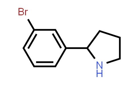 CAS No. 383127-79-5, 2-(3-Bromophenyl)pyrrolidine