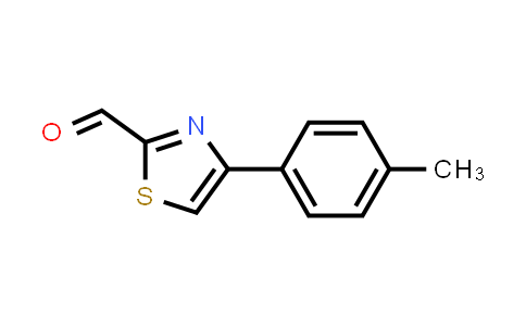 CAS No. 383143-86-0, 4-(p-tolyl)thiazole-2-carbaldehyde