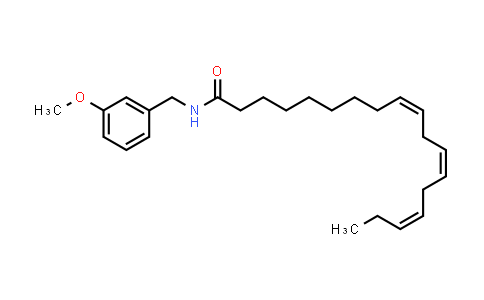 CAS No. 383715-23-9, N-（3-Methoxybenzyl）（9Z,12Z,15Z）-octadeca-9,12,15-trienamide