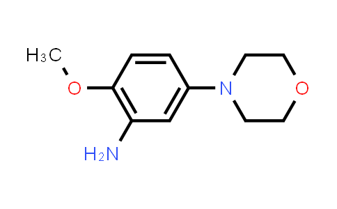 CAS No. 383870-88-0, 2-Methoxy-5-morpholinoaniline