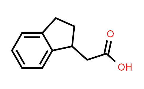 CAS No. 38425-65-9, 2-(2,3-Dihydro-1H-inden-1-yl)acetic acid