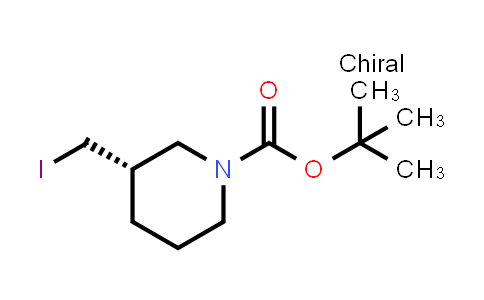 CAS No. 384829-99-6, (S)-tert-Butyl 3-(iodomethyl)piperidine-1-carboxylate