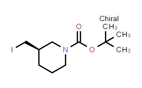 CAS No. 384830-08-4, (R)-tert-Butyl 3-(iodomethyl)piperidine-1-carboxylate