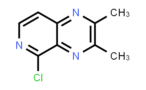 CAS No. 384844-04-6, 5-Chloro-2,3-dimethylpyrido[3,4-b]pyrazine