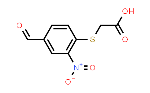 CAS No. 384856-42-2, [(4-Formyl-2-nitrophenyl)sulfanyl]acetic acid
