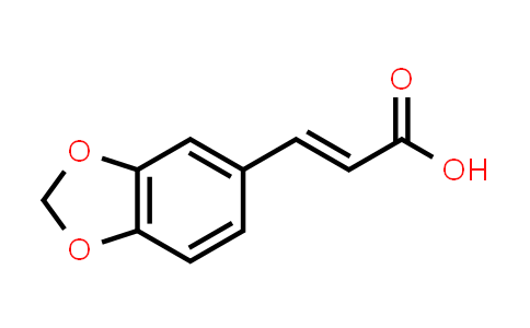 CAS No. 38489-76-8, (E)-3-(Benzo[d][1,3]dioxol-5-yl)acrylic acid