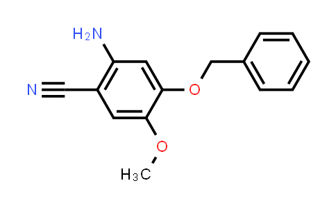 CAS No. 385785-02-4, Benzonitrile, 2-amino-5-methoxy-4-(phenylmethoxy)-