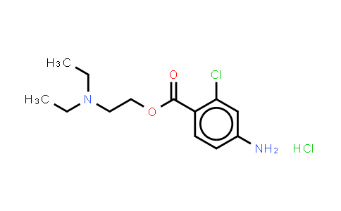 CAS No. 3858-89-7, Chloroprocaine (Hydrochloride)