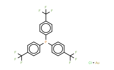 CAS No. 385815-83-8, CHloro[tris(para-trifluoromethylphenyl)phosphine]gold(I)