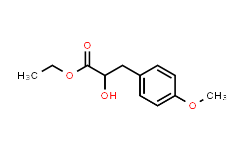 CAS No. 38618-53-0, ethyl 2-hydroxy-3-(4-methoxyphenyl)propanoate