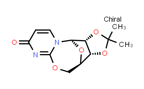 CAS No. 3868-21-1, (3aR,4R,12R,12aR)-3a,4,12,12a-Tetrahydro-2,2-dimethyl-4,12-epoxy-5H,8H-1,3-dioxolo[4,5-e]pyrimido[2,1-b][1,3]oxazocin-8-one