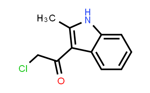 CAS No. 38693-08-2, 2-Chloro-1-(2-methyl-1H-indol-3-yl)ethan-1-one