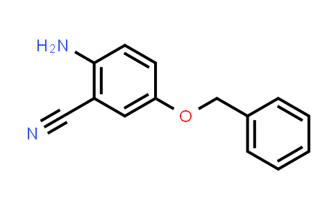 CAS No. 38711-02-3, Benzonitrile, 2-amino-5-(phenylmethoxy)-