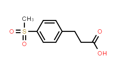CAS No. 387350-46-1, 3-(4-(Methylsulfonyl)phenyl)propanoic acid