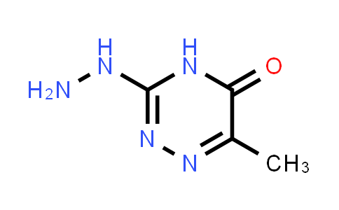 CAS No. 38736-23-1, 3-Hydrazinyl-6-methyl-4H-1,2,4-triazin-5-one