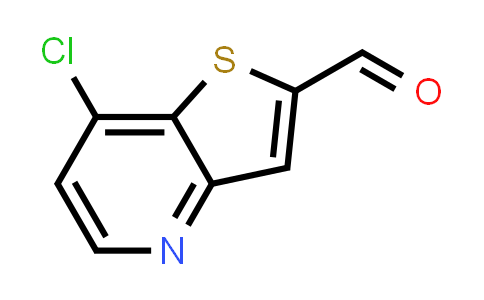 CAS No. 387819-41-2, 7-Chlorothieno[3,2-b]pyridine-2-carbaldehyde