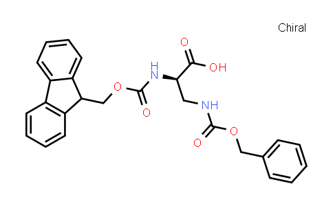 CAS No. 387824-80-8, N-[(9H-Fluoren-9-ylmethoxy)carbonyl]-3-[[(phenylmethoxy)carbonyl]amino]-D-alanine