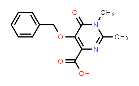 CAS No. 389130-68-1, 5-(Benzyloxy)-1,2-dimethyl-6-oxo-1,6-dihydropyrimidine-4-carboxylic acid