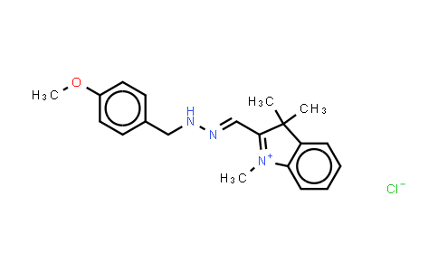 CAS No. 38936-35-5, 2-(4-Methoxyphenyl)methylhydrazonomethyl-1,3,3-trimethyl-3H-indolium chloride