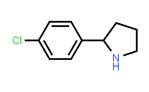 CAS No. 38944-14-8, 2-(4-chlorophenyl)pyrrolidine