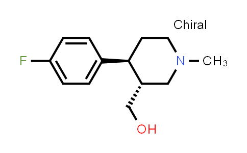 CAS No. 389573-45-9, (3R,4S)-4-(4-Fluorophenyl)-3-hydroxymethyl-1-methylpiperidine