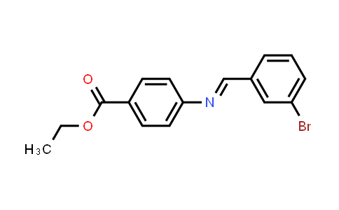 CAS No. 389824-76-4, p-(m-bromobenzylidene)aminobenzoic acid ethyl ester