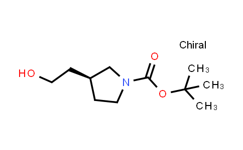 CAS No. 389889-72-9, tert-Butyl (S)-3-(2-hydroxyethyl)pyrrolidine-1-carboxylate