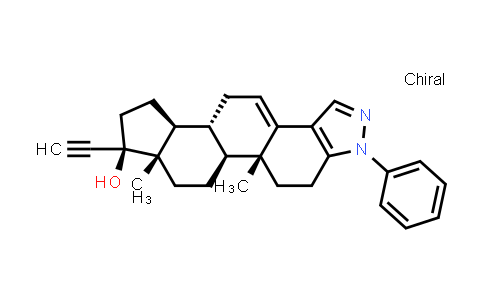 CAS No. 39035-14-8, (5aR,5bS,7aS,8R,10aS,10bR)-8-Ethynyl-5a,7a-dimethyl-3-phenyl-3,4,5,5a,5b,6,7,7a,8,9,10,10a,10b,11-tetradecahydrocyclopenta[5,6]naphtho[2,1-e]indazol-8-ol