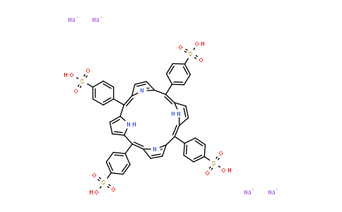 CAS No. 39050-26-5, Tetrasodium 5,10,15,20-tetrakis(4-sulfophenyl)porphyrin