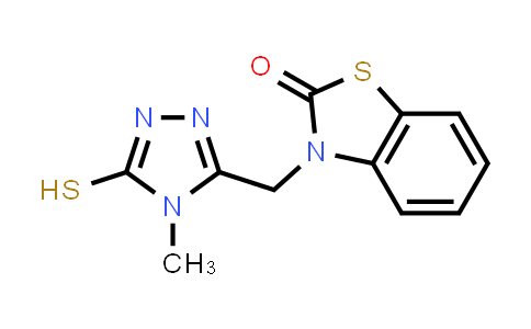 DY552674 | 390748-27-3 | 3-[(5-Mercapto-4-methyl-4H-1,2,4-triazol-3-yl)methyl]-1,3-benzothiazol-2(3H)-one