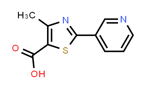 CAS No. 39091-01-5, 4-Methyl-2-(pyridin-3-yl)thiazole-5-carboxylic acid