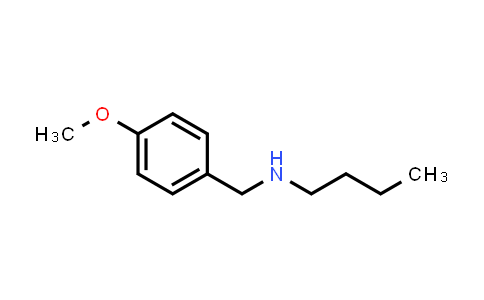 CAS No. 3910-58-5, N-(4-Methoxybenzyl)butan-1-amine