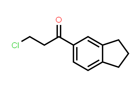 CAS No. 39105-39-0, 3-Chloro-1-(2,3-dihydro-1H-inden-5-yl)propan-1-one