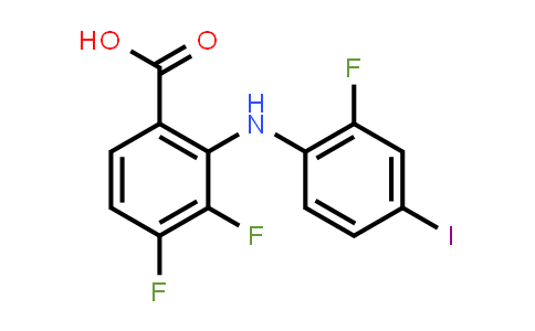CAS No. 391211-97-5, 3,4-Difluoro-2-((2-fluoro-4-iodophenyl)amino)benzoic acid