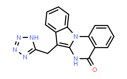 CAS No. 391670-52-3, Indolo[1,2-a]quinazolin-5(6H)-one, 7-(1H-tetrazol-5-ylmethyl)- (9CI)